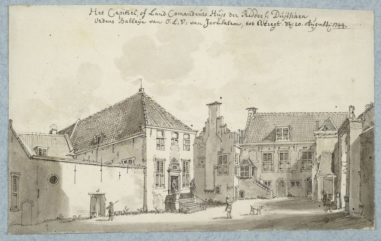 Duitsche Huis Utrecht Jan de Beijer 1744
